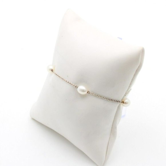 LIKE NEW!! Absolutely Stunning Elsa Peretti Pearl 7" Bracelet from - Picture 6 of 7